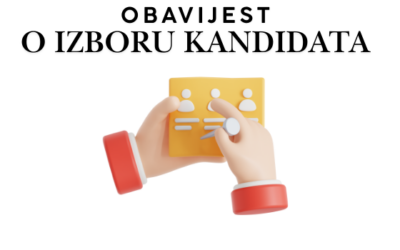 Obavijest o izboru kandidata