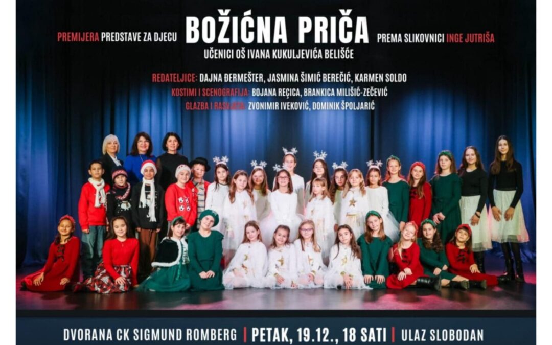 Poziv na božićni mjuzikl „Božićna priča”