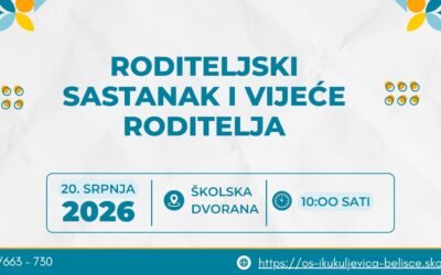 Roditeljski sastanak i vijeće roditelja